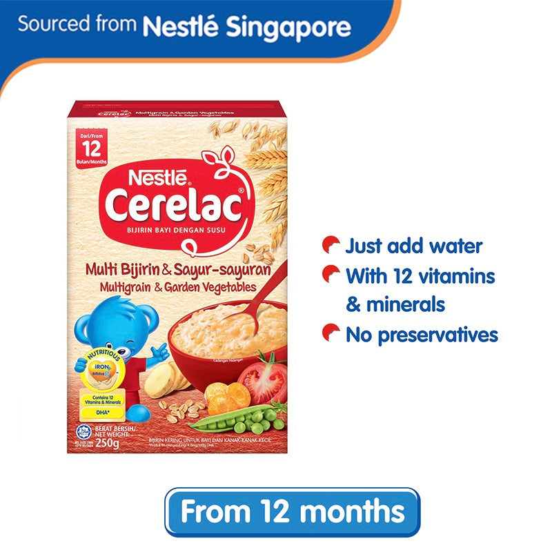 Nestle CERELAC | Multigrain & Garden Vegetables | 250g