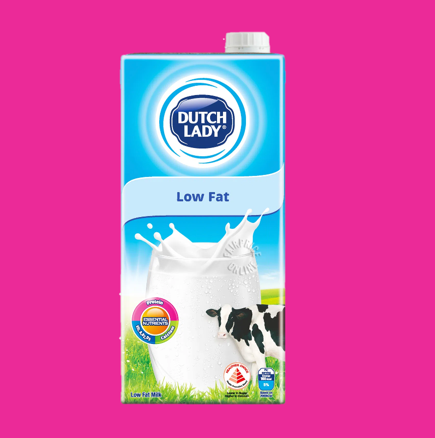 Dutch Lady Low Fat Milk | 1L