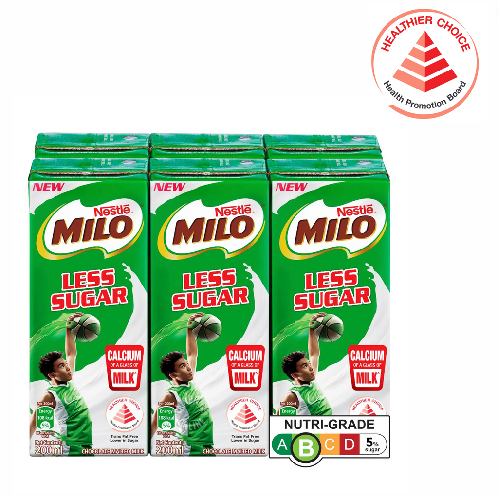 MILO ACT-GO UHT | Less sugar | 6x200ml